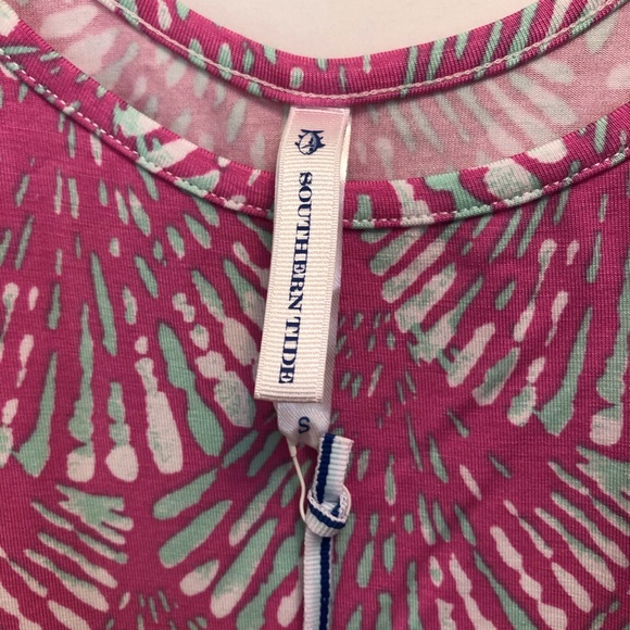 Southern Tide Sea Shell Phlox Pink Tank NWT Small - Picture 2 of 8